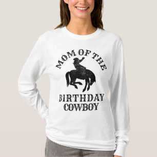 Camiseta Mamá del niño de cumpleaños - Fiesta de rodeo occi