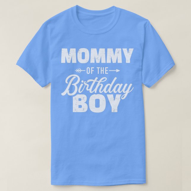 Camiseta Mamá del niño de cumpleaños haciendo pareja con la (Diseño del anverso)