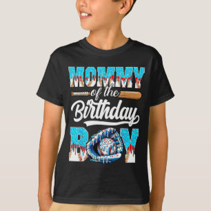 Camiseta Mamá del Niño de Cumpleaños Helado de Béisbol Gote