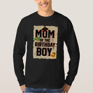 Camiseta Mamá Del Niño De Cumpleaños Madre Pirata Tema 5º B