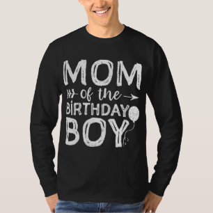 Camiseta Mamá Del Niño De Cumpleaños Mamá Y Hijo Pareándose