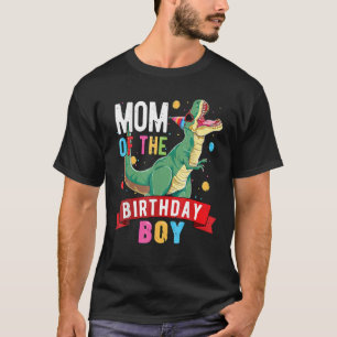 Camiseta Mamá Del Niño De Cumpleaños Para Mujeres Trex Cump