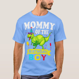Camiseta Mamá del niño de cumpleaños Rex RAWR Dinosaur Birt