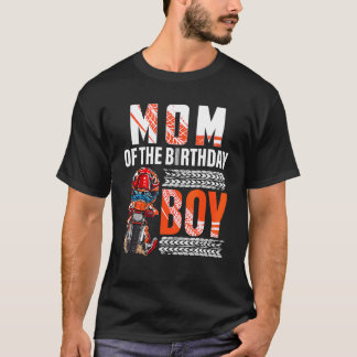 Camiseta Mamá Del Niño De Cumpleaños Sucia Bicicleta B Día