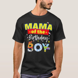 Camiseta Mamá Del Niño De Cumpleaños Toy Familly Parking