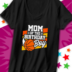 Camiseta Mamá del niño Fiesta de baloncesto de cumpleaños