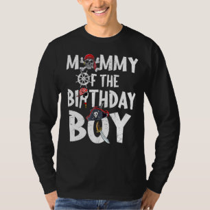 Camiseta Mamá del niño pirata de cumpleaños mamá madre madr