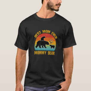 Camiseta Mamá del oso de la cosecha madre regalo a la mejor