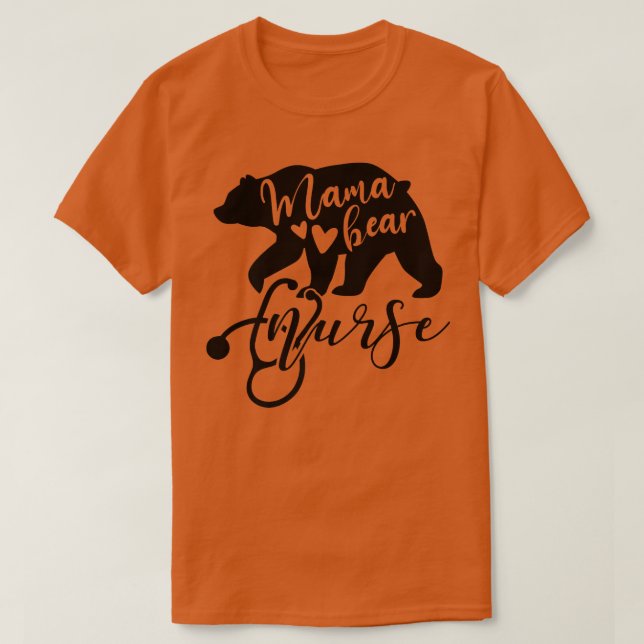 Camiseta Mamá del oso madre madre madre madre madre enferme (Diseño del anverso)