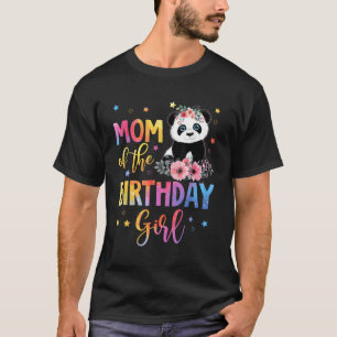 Camiseta Mamá Del Oso Panda Mamá Flor