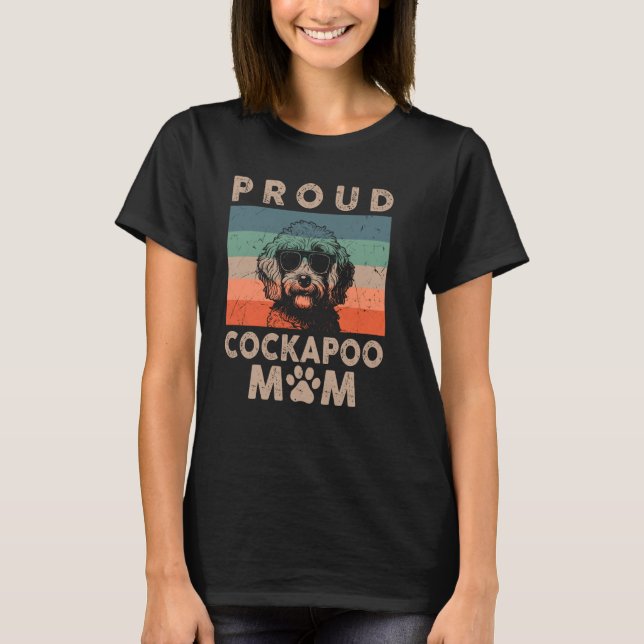 Camiseta Mamá del perro Cockapoo regalos de mamá para las m (Anverso)