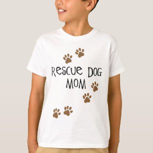 Camiseta Mamá del perro del rescate