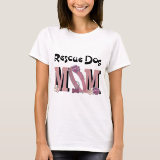 Camiseta MAMÁ del perro del rescate