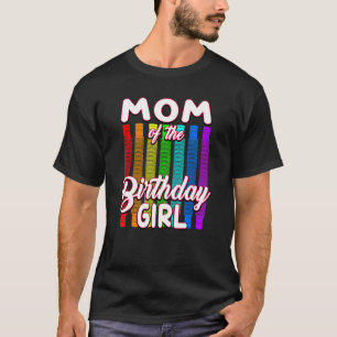 Camiseta Mamá del Pop Tube de cumpleaños del Chica de cumpl