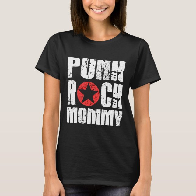 Camiseta Mamá del punk rock (Anverso)