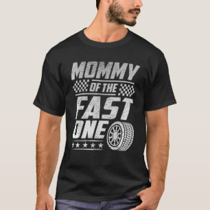 Camiseta Mamá del rápido cumpleaños número uno coche de car