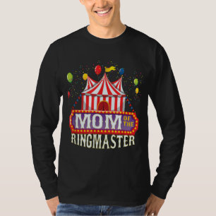 Camiseta Mamá Del Ringmaster De Cumpleaños Niños Circus Fie