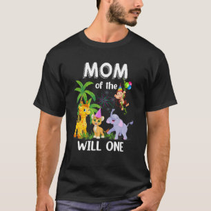 Camiseta Mamá Del Salvaje Ani De La Jungla Safari De Un Zoo