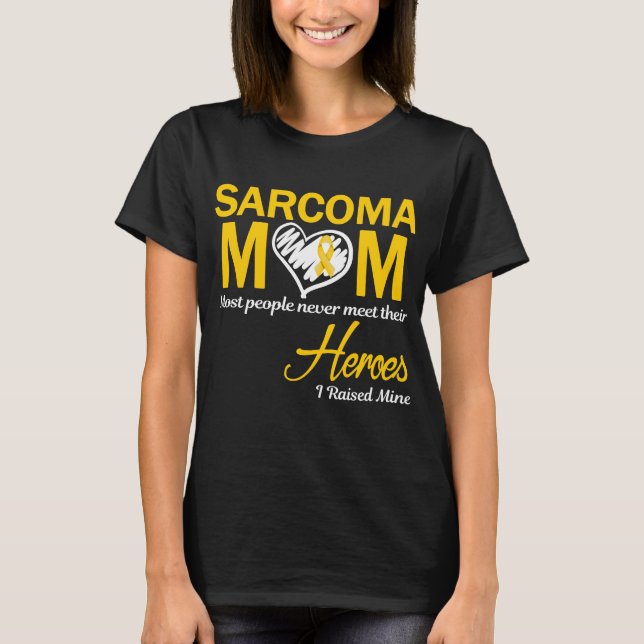 Camiseta Mamá del Sarcoma Crié al Mío (Anverso)