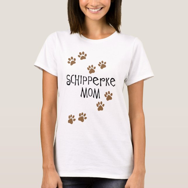 Camiseta Mamá del Schipperke (Anverso)