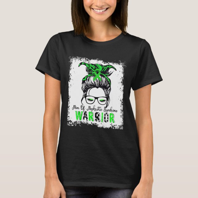 Camiseta Mamá Del Síndrome Nefrotico Guerrero De La Cinta V (Anverso)