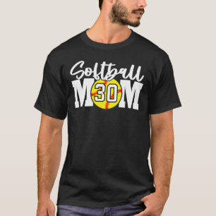 Camiseta Mamá del Softball #30