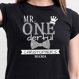 Camiseta Mamá Del Sr. ONEmaravilloso   Padres 1º cumpleaños