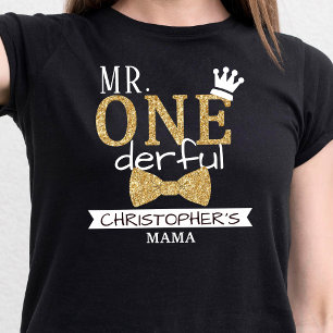 Camiseta Mamá Del Sr. ONEmaravilloso   Padres 1º cumpleaños