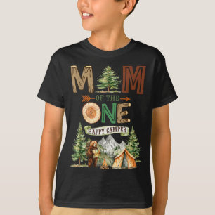 Camiseta Mamá del único campista feliz cumpleaños 1 campame