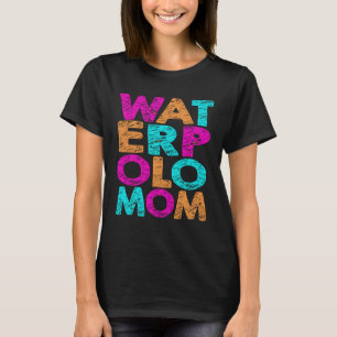 Camiseta Mamá del waterpolo colorida y todas las madres ama