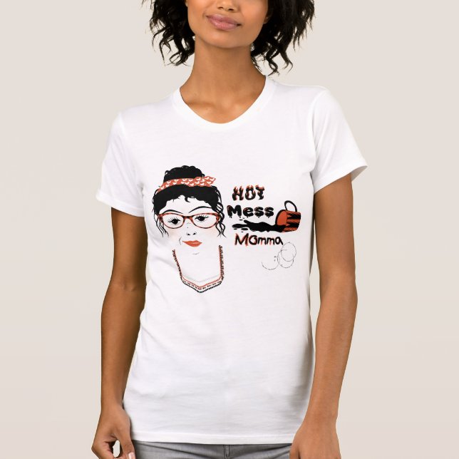 Camiseta Mamá Desastre Total (Anverso)