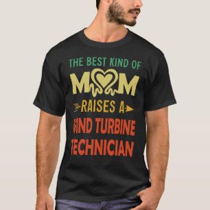 Camiseta Mamá despierta a técnico de turbina eólica