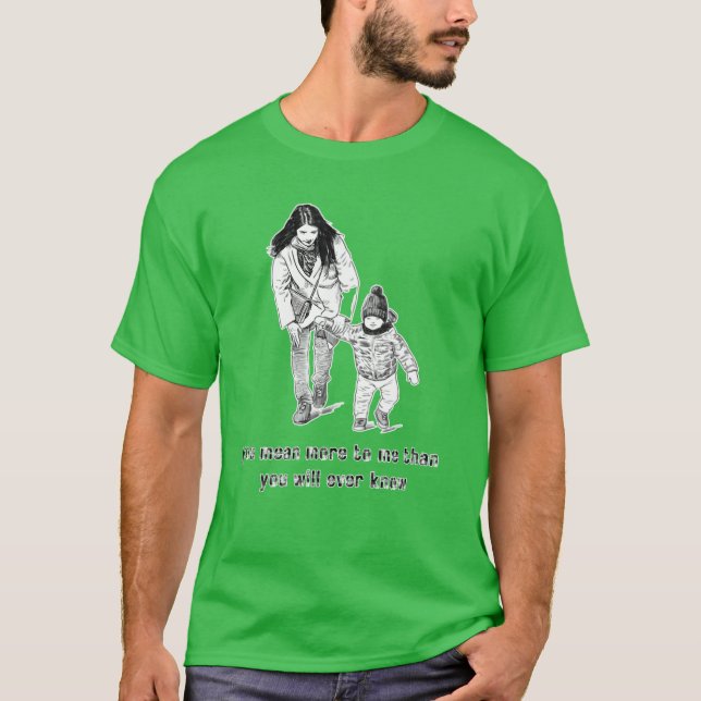 Camiseta Mamá Día bebé amigo (Anverso)