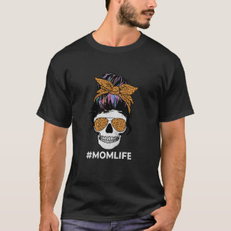 Camiseta Mamá Día de la Madre de vida Mamá Momlife Messy Bu