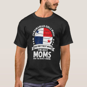 Camiseta Mamá Día de la Madre panameña ama América panameña