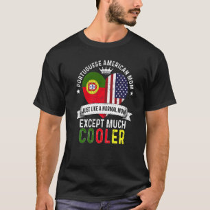 Camiseta Mamá Día de la Madre portuguesa norteamericana mam