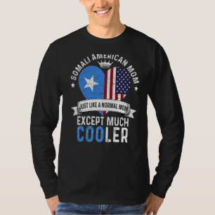 Camiseta Mamá Día de la Madre somalí norteamericana mamá pa