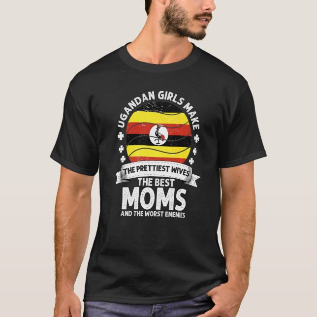 Camiseta Mamá Día de la Madre ugandesa mamá ugandesa nortea (Anverso)
