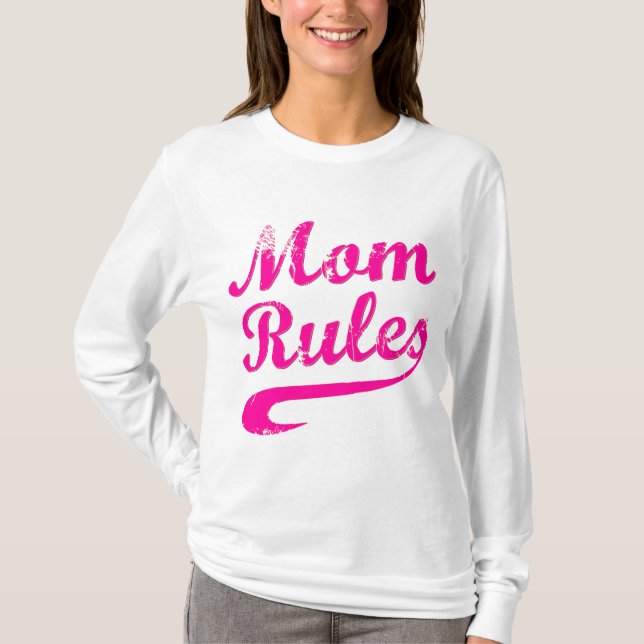 Camiseta Mamá dice el divertido día de la madre (Anverso)