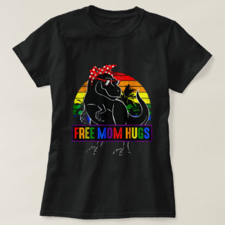 Camiseta Mama dinosaur Free Mom Hugs