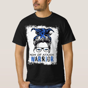 Camiseta mamá divertida de ataxia guerrero, diseño ataxia a