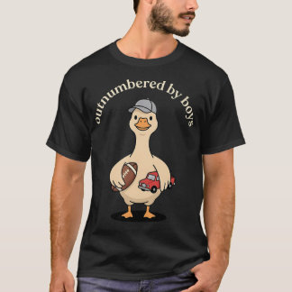 Camiseta Mamá Divertida De Chicos Superada En Número Por Fú