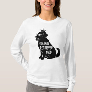 Camiseta Mamá divertida de Golden Retriever   Perro lindo c