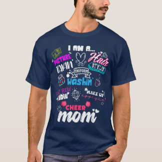 Camiseta Mamá divertida de porristas para equipo de porrist