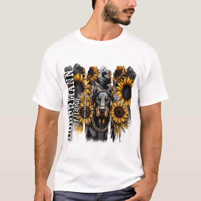 Camiseta Mamá Doberman (Anverso)