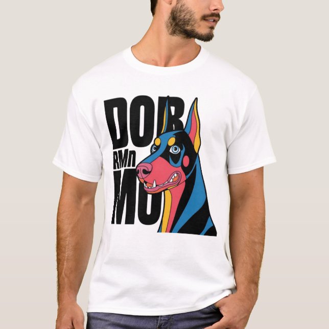 Camiseta Mamá Doberman (Anverso)