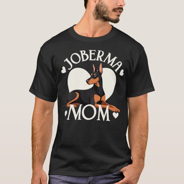 Camiseta Mamá Doberman (Anverso)
