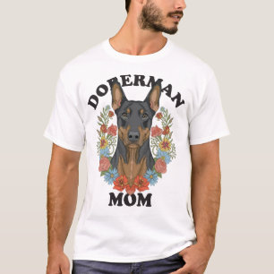 Camiseta Mamá Doberman Siempre