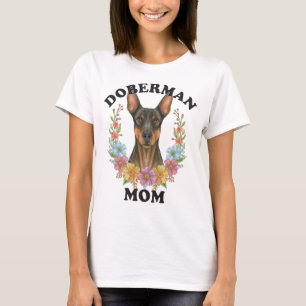 Camiseta Mamá Doberman Siempre