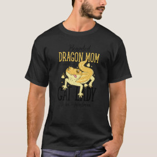 Camiseta Mamá Dragón Barbudo Señora Gatos Es demasiado conv